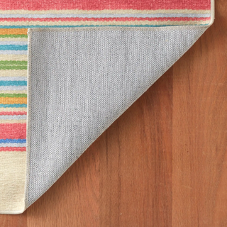 Cady Stripe Multi Machine Washable Rug ***
