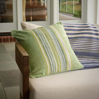 Clover Stripe Decorative Indoor/Outdoor Pillow
