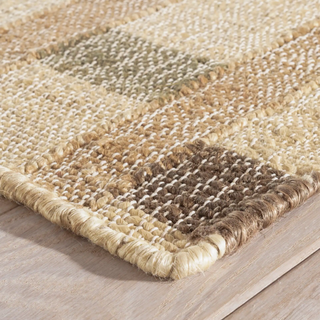 Mosaic Handwoven Jute Rug
