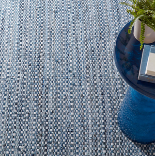 Denim Stone Handwoven Cotton Rug
