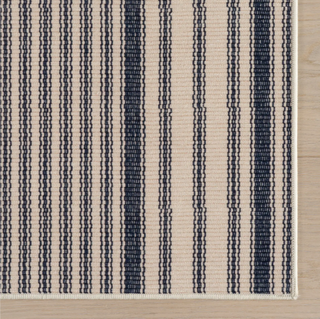 Axiom Coastal Striped Machine Washable Rug
