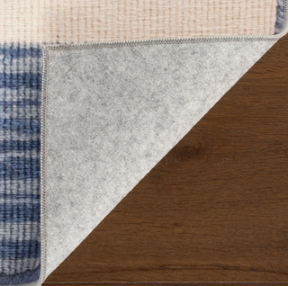 Ilae Coastal Striped Washable Rug
