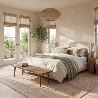 Bize Transitional Abstract Washable Rug
