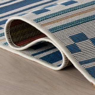 Caldera Modern Checkered Indoor/Outdoor Rug

