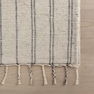 Arven Striped Handmade Cotton Rug
