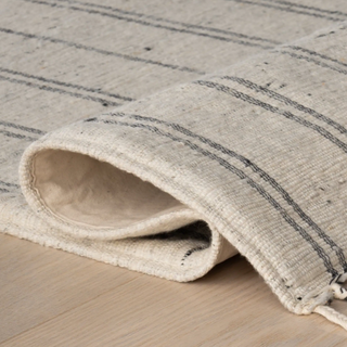 Arven Striped Handmade Cotton Rug
