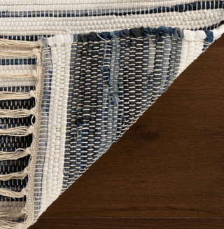 Diora Denim Bohemian Striped Rug
