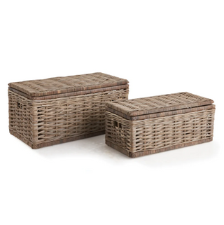 NORMANDY STORAGE TRUNKS   SET OF 2
