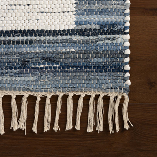 Dymera Denim Bohemian Bordered Rug
