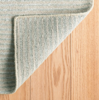 Cut Stripe Hand Knotted Viscosewool Rug
