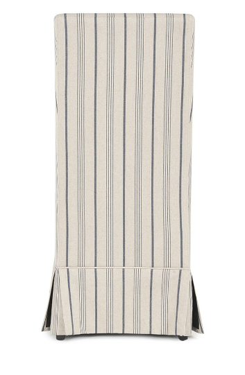 Melrose Upholstered Dining Chair Blue Stripe