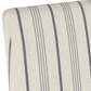Melrose Upholstered Dining Chair Blue Stripe
