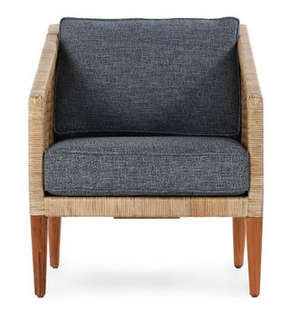 Kaitlin Accent Chair Natural/Blue

