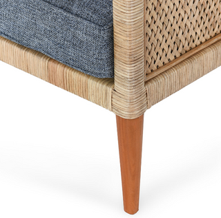 Kaitlin Accent Chair Natural/Blue

