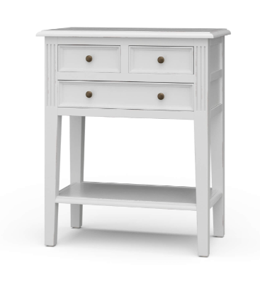 Eton 3 Drawer Side Table