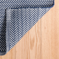 In/Out Rug Herringbone Navy/Ivory 2x3