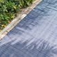 Herringbone Indigo/White Indoor/Outdoor Rug 2x3