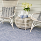 Fusion Blue Indoor/Outdoor Rug 2x3