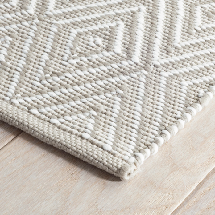 In/Out Rug Diamond Platinum White 2X3