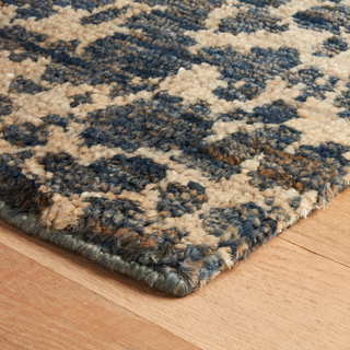 Stormi Indigo Hand Knotted Jute Rug 2x3
