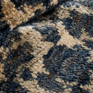 Stormi Indigo Hand Knotted Jute Rug 2x3
