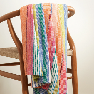 Mellie Stripe Woven Cotton Throw

