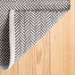 In/Out Rug Herringbone Shale 2X3