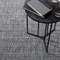 Fusion Black Handwoven Indoor/Outdoor Rug 2x3