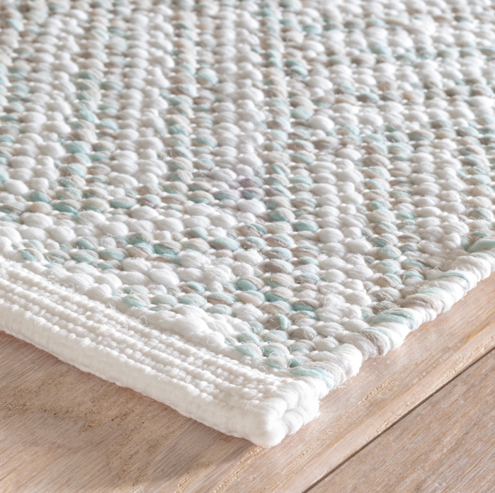 Crisscross Ocean Indoor/Outdoor Rug 2x3