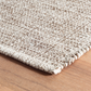 Marled Brown Handwoven Rug 2x3