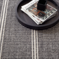 Malta Black/Ivory Woven Wool Rug 2x3