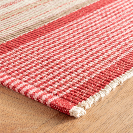 Framboise Woven Cotton Rug 2X3