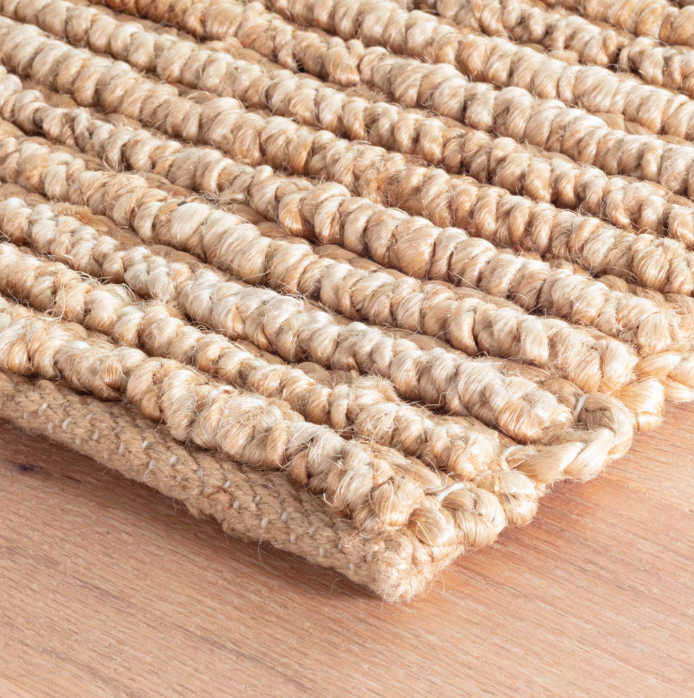 Dunes Natural Woven Jute Rug 2x3