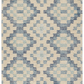 Diamond Cove Blue Hand Tufted Wood Rug 2x3