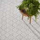 Crisscross Platinum Indoor/Outdoor Rug 2x3