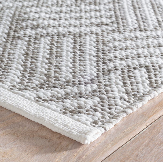 Crisscross Platinum Indoor/Outdoor Rug 2x3