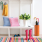 Bright Stripe Indoor/Outdoor Rug 2x3