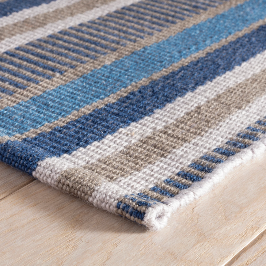 Always Greener Blue/Grey Indoor/Outdoor Rug 2x3