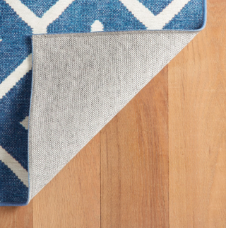 Elizabeth Navy Machine Washable Rug
