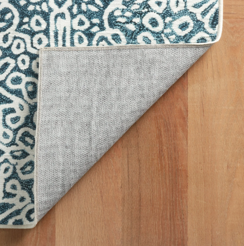 Temple Ink Machine Washable Rug