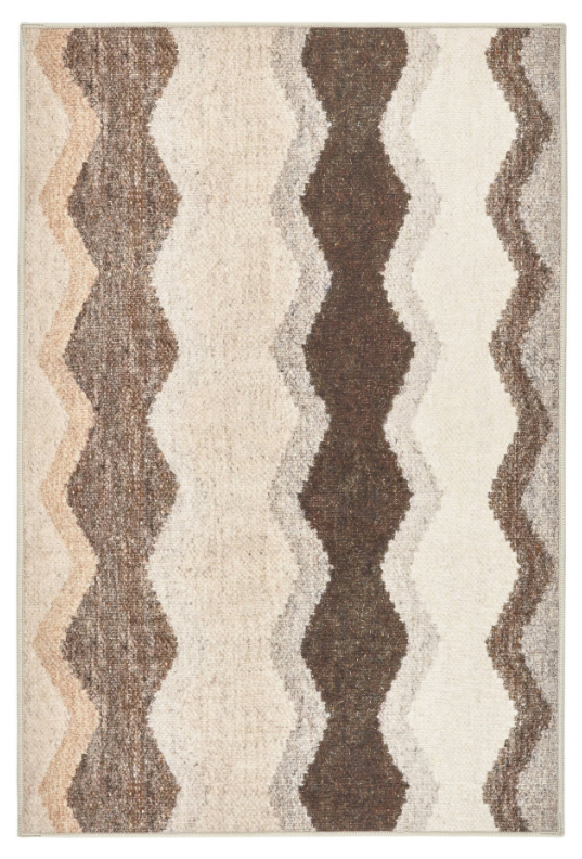 Safety Net Blue Machine Washable Rug