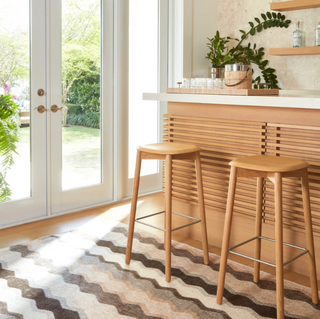 Safety Net Blue Machine Washable Rug
