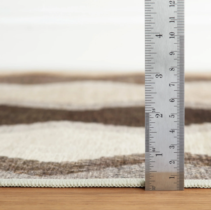 Safety Net Blue Machine Washable Rug