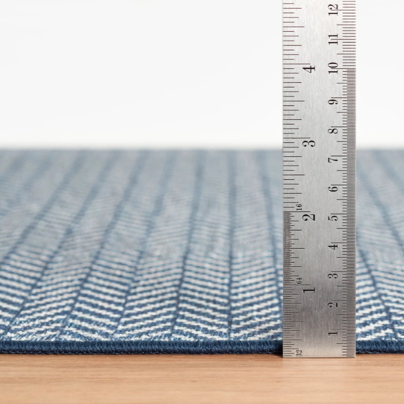 Herringbone Machine Washable Rug