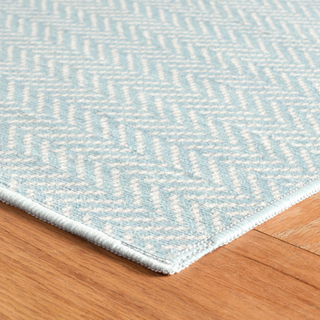 Herringbone Machine Washable Rug
