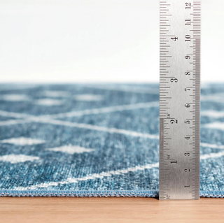 Kota Indigo Machine Washable Rug
