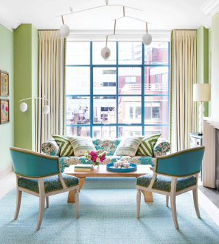 Button Embroidered Decorative Pillow   French Blue   16" Lumbar
