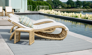 Cosmos Decorative Indoor/Outdoor Pillow   Teal   22" Square
