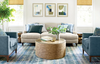 Coronado Indigo Indoor/Outdoor Decorative Pillow 22x22
