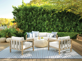 Awning Stripe Decorative Indoor/Outdoor Pillow
